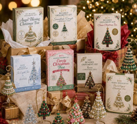 DIY Perlen-Ornament-Set Weihnachtsbaum-Perlen-Set Personalisierte Handgemachte Weihnachtsdekoration Bastelgeschenk