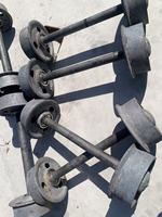 Ensemble de roues minières en acier inoxydable Zlinktric, roues motrices personnalisées à entraînement moteur, essieux pour locomotives minières souterraines, wagons de mine