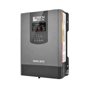 อินเวอร์เตอร์ Richsolar NOVA 3K12 3000W 48V สามเฟส แบบ Quad/Dual Output คลื่นไซน์บริสุทธิ์ ประสิทธิภาพสูง รุ่น 95033 อินเวอร์เตอร์พลังงานแสงอาทิตย์แบบไฮบริด - Product Image 1