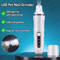 Lime à ongles pour animaux de compagnie à LED haute efficacité, faible bruit, écran LCD, longue durée, coupe-ongles électrique pour chien