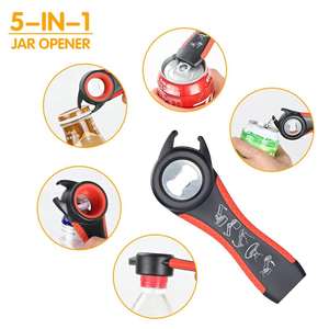 Abrelatas personalizadas, 3 unidades, Abrebotellas multifunción, 5 en 1, juego de abrebotellas de silicona - Product Image 4