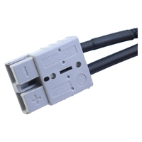 Kit électrique pour vélo électrique 12V/24V, adaptateurs de prise personnalisés, panneau de commutation 4 voies, voltmètre USB, câbles d'alimentation en silicone, faisceau de câblage