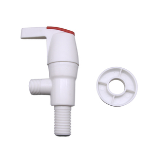 Robinet d'arrêt triangulaire en plastique blanc de haute qualité, prix de gros, 1/2 pouce - Product Image 5