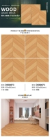 Azulejos de Porcelana con Diseño de Madera de 600x600, Azulejos Rústicos Mate para Dormitorio, Sala de Estar, Piso y Pared