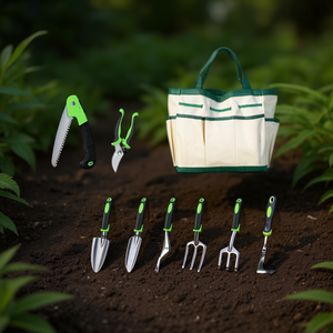 Kit de inicio para jardinería, 13 piezas de herramientas manuales con bolsa de jardín para el cuidado exterior - Product Image 2