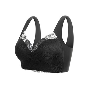 <span class=keywords><strong>Reggiseno</strong></span> Sportivo Senza Cuciture in Pizzo Sottile, Stile <span class=keywords><strong>Canotta</strong></span>, con Chiusura Laterale per Seni Grandi - Product Image 2