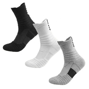 Người Đàn Ông Của Vớ Bóng Rổ Chạy Thể Thao Vớ Thoáng Khí Dệt Kim Crew Crew Non-Slip Ngắn Vừa Dày Dưới Khăn - Product Image 3