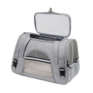Bolsa de Transporte Plegable y Transpirable de Gran Capacidad para Perros y Gatos, para Viajes al Aire Libre - Product Image 4