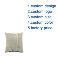 Coussin en velours pour petite montre, présentoir à bijoux et bracelets pour boîte à montres