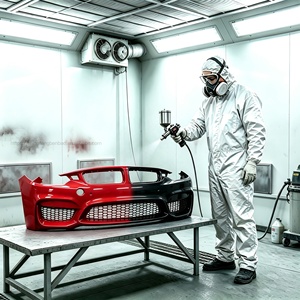 Pintado a juego, conjunto completo de parachoques delantero/trasero para <span class=keywords><strong>BMW</strong></span> M3 F80, <span class=keywords><strong>M4</strong></span> F82 Coupé F83 Convertible 2015-2020, usado, original. - Product Image 2
