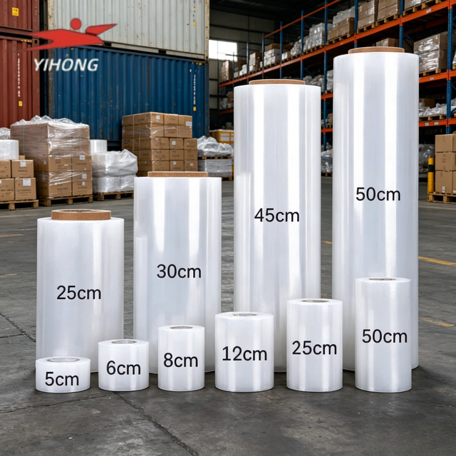 YIHONG Nano Industrial Stretch Wrap Film Export Grade Moisture Proof for Long Distance Cargo Transportation