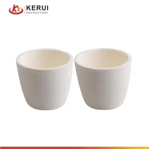 KERUI The Alumina Produced Is Very High In Composition 99 Corundum Crucible For Chemical Experiment