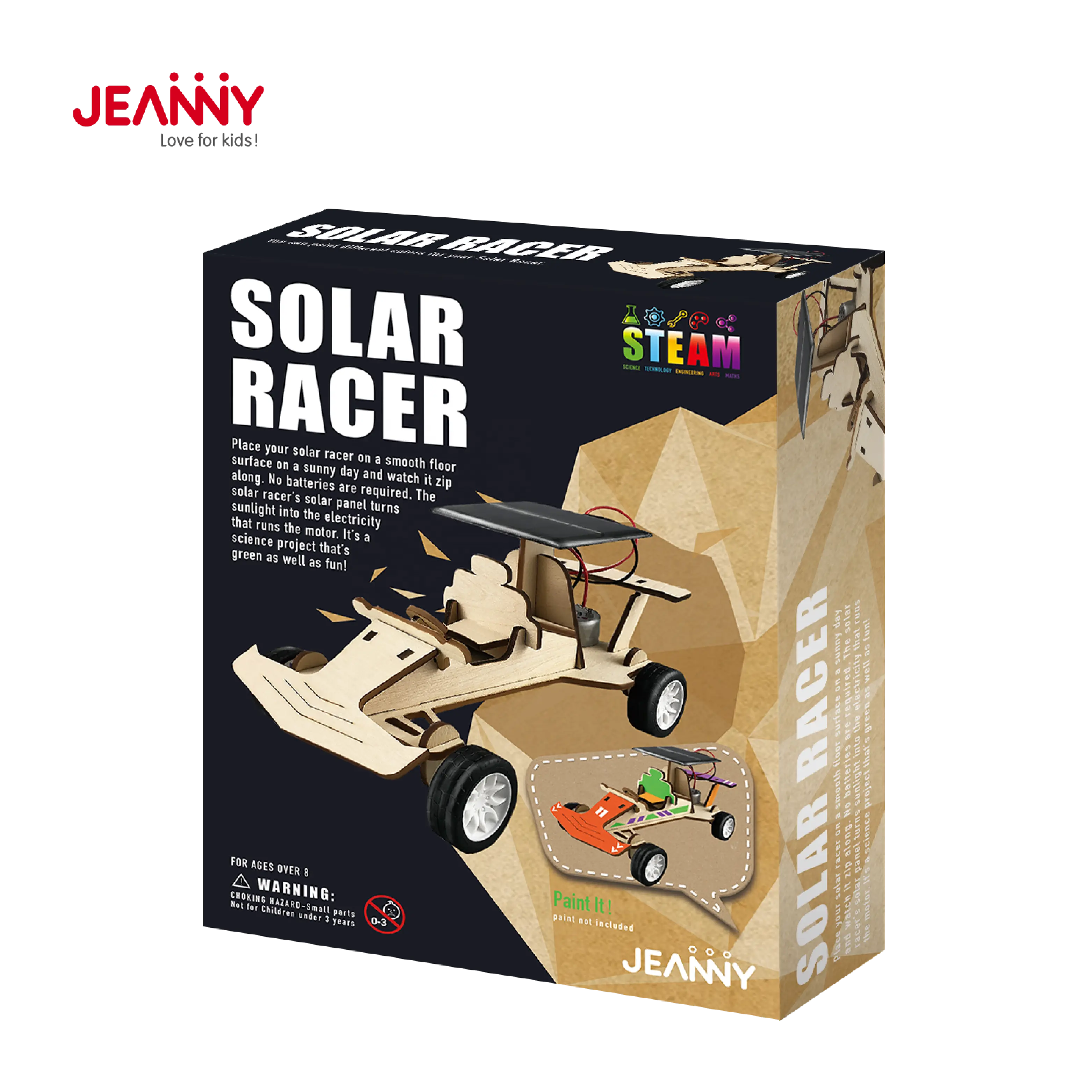 STEAM Highly Rated and Well Priced Scientific Toys Solar Racer Science Toys Educational Great Gift with Solar for Kids and Teens