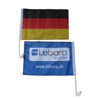 Drapeaux de voiture personnalisés de haute qualité Beckon, imprimés recto-verso, bannières publicitaires mobiles avec logo pour flotte d'entreprise