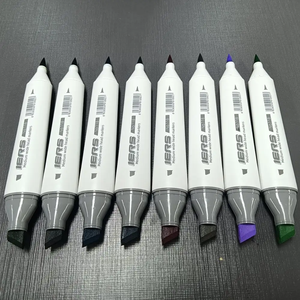 Iers Tùy Chỉnh Chất Lượng Cao Da Lớn Bút Đánh Dấu Vĩnh Viễn Sơn Bàn Chải Đánh Dấu Thiết Lập 36 40 80 200 Màu Sắc Cho Bản Vẽ - Product Image 1