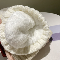 Bonnet tricoté personnalisé avec logo, tendance, en acrylique de haute qualité, chaud pour l'hiver, uni, avec pompon