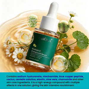 Suero Ecológico QBEKA, Suero Vegano de Hidratación Profunda para <span class=keywords><strong>Piel</strong></span> Seca, <span class=keywords><strong>Madura</strong></span> y Sensible, Cuidado Ligero e Hidratante para Imperfecciones - Product Image 4