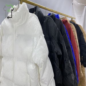 Casaco de Inverno de Alta Qualidade em Segunda Mão Atacado Moda Roupas Usadas Acolchoadas de Algodão - Product Image 1