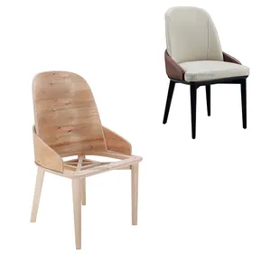 Stuhl rahmen Sperrholz Möbel zubehör Cafe Holz stuhl Teile für Esszimmers tuhl Holzbein