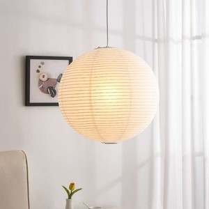 Japanese Design Handmade Pendant <strong>Light</strong> Chandelier Nordic Living Room Restaurant Dining Table Round Ball <strong>Rice</strong> Paper Hanging - Product Image 3