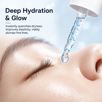 Sérum Visage à l'Acide Hyaluronique et aux Multi-Peptides PDRN - Formule Hydratante Légère 30mL