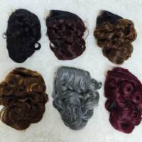Promoción 29$ Letsfly SDD-123 Pelucas de Cabello Humano Gris con Cierre de Encaje 5x5 de 210 Gramos, Pelucas Cortas de Corte Pixie