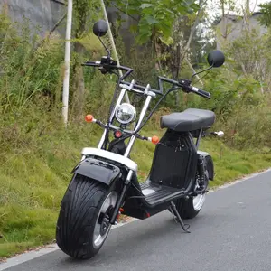 最新60V2000W无刷轮毂电机强力电动citycoco踏板车