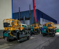 Foreuse rotative hydraulique diesel complète avec une profondeur maximale de 100 m pour l'exploration géologique et la prospection minière