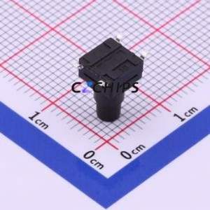 TS-FS66T-C-M Tactile Switch SMD-4P,6x6mm Switch Single Pole Single Throw Round Button 2.6N Vertical Mount - Product Image 2