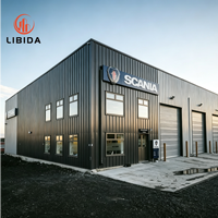 Taller de Fábrica con Estructura de Acero Prefabricada, Planta de Procesamiento Industrial con Estructura de Acero Pesado, Edificio de Almacén Metálico Personalizado