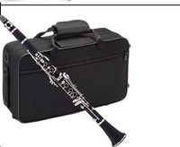 Clarinette à clé B de qualité professionnelle avec embouchure à clé B aiguë clarinettes d'instruments de musique à tuyau noir