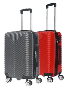 Tùy chỉnh mở rộng dây kéo cabin hành lý trọng lượng nhẹ xe đẩy trường hợp phổ 4 đôi bánh xe du lịch túi