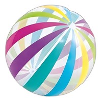 Ballon de plage gonflable Suntech en PVC à rayures et pois, 40 cm, anti-stress, personnalisable, best-seller transfrontalier