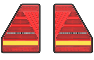 Emark LED camion remorque combinaison feu arrière étanche 12V 24V tourner frein Positions arrière réserve brouillard réflecteur feu arrière - Product Image 2