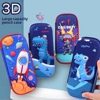 Trousse à crayons 3D en EVA anti-pression et anti-chute, sans fermeture, taille unique, modèle H836, pour écoliers coréens