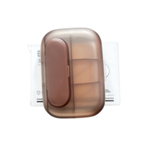 Pilulier de voyage hebdomadaire portable : Organisateur de poche compact pour vitamines, huile de poisson - Idéal pour sac à main, distributeur facile à utiliser, personnalisable - Product Image 3