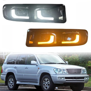 Đèn LED chạy ban ngày, đèn sương mù cho Toyota <span class=keywords><strong>Lexus</strong></span> <span class=keywords><strong>LX470</strong></span> 1998 1999 - 2007, đèn xi nhan, đèn chiếu sáng ban ngày, phụ tùng ô tô - Product Image 1