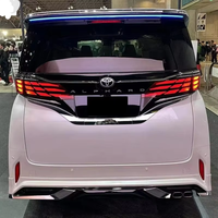 Nouveau kit de lèvre d'échappement style Mona Lisa pour Alphard Vellfire série 40 AH40 2023-2024 – Rétrofit/Amélioration
