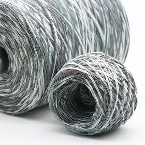 Wholesale Special Yarn 7.6 Two Warp And One Weft Customized 60% Acrylic 40% Nylon Blended Yarn For Hand Knitting