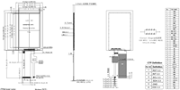 Layar LCD TFT Warna 4 inci 3,97 inci Resolusi 480x800 RGB dengan Layar Sentuh GT911