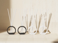 CH Noir Parfum Reed Diffuseur Bouteille En Céramique Vase Décoration Décor Nordique Vide Bouteille D'huile Essentielle pour La Décoration Intérieure