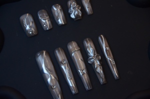 <span class=keywords><strong>Faux</strong></span> <span class=keywords><strong>ongles</strong></span> longs de luxe en acrylique recyclé, forme amande, couverture complète, design français, sans danger pour la nature, vente en gros pour les doigts - Product Image 2