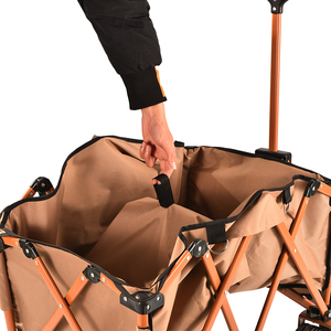 Kejie Özel Logolu 4 Tekerlekli Katlanabilir Çok Amaçlı Taşıma Arabası Açık Hava Plaj Kamp Arabası OEM Desteğiyle - Product Image 4