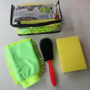 3 piece car wash kit, car care cleaning, car cleaning set