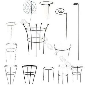 Cage en <span class=keywords><strong>fil</strong></span> métallique en forme <span class=keywords><strong>de</strong></span> cône pour les plants <span class=keywords><strong>de</strong></span> <span class=keywords><strong>tomates</strong></span> et autres vignes - Product Image 3