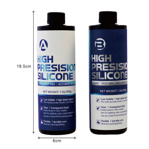 ชุดทำแม่พิมพ์ยางซิลิโคนแม่พิมพ์เรซิ่น3D ยืดหยุ่นสุดโปร่งแสงสำหรับของเล่นชุดทำเองแม่พิมพ์เด็กแสนสนุก - Product Image 2