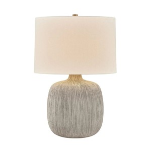 Lampe de table classique moderne en verre fumé gris |   Éclairage élégant et intemporel pour les espaces ouverts et les salles à manger des hôtels - Product Image 5