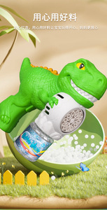 OEM venta de niños de verano al aire libre dinosaurio pistola de burbujas máquina juguetes totalmente automático ametralladora de burbujas conjunto para juegos de burbujas de fiesta - Product Image 6