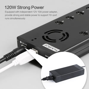 Sipolar A-400C Hub USB C a 10 Porte, Docking Station per Telefoni, Stazione di Ricarica Rapida USB C 2A, Hub Tipo C - Product Image 3
