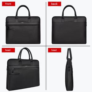 Maletín Ejecutivo Moderno y Minimalista de Metal para Hombre, Color Negro Oxford, para Oficina, Abogado, Estudiante, Portátil y Cuaderno - Product Image 1